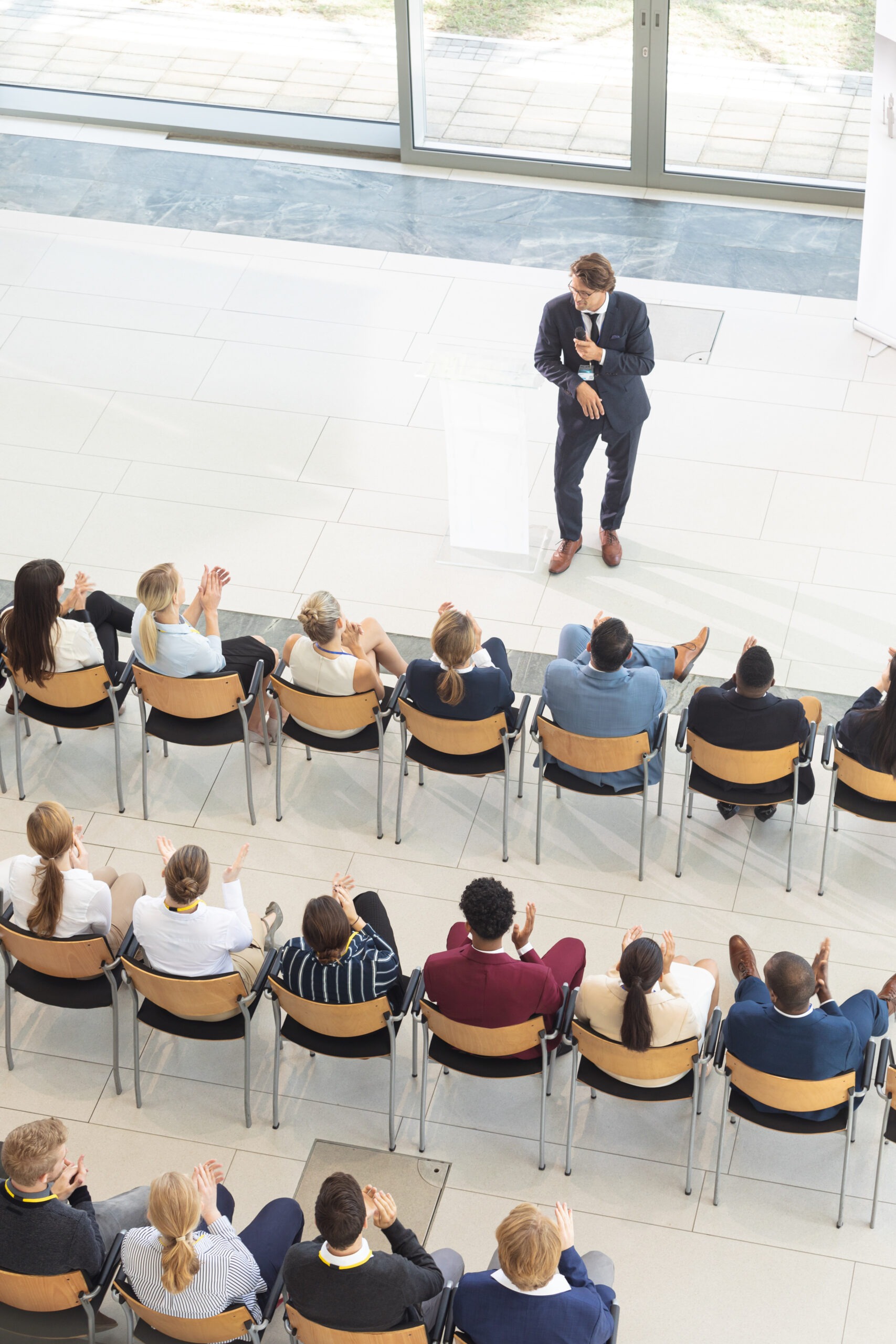 Home Diverse Executives Sat Conference Room Looking Speech Scaled
