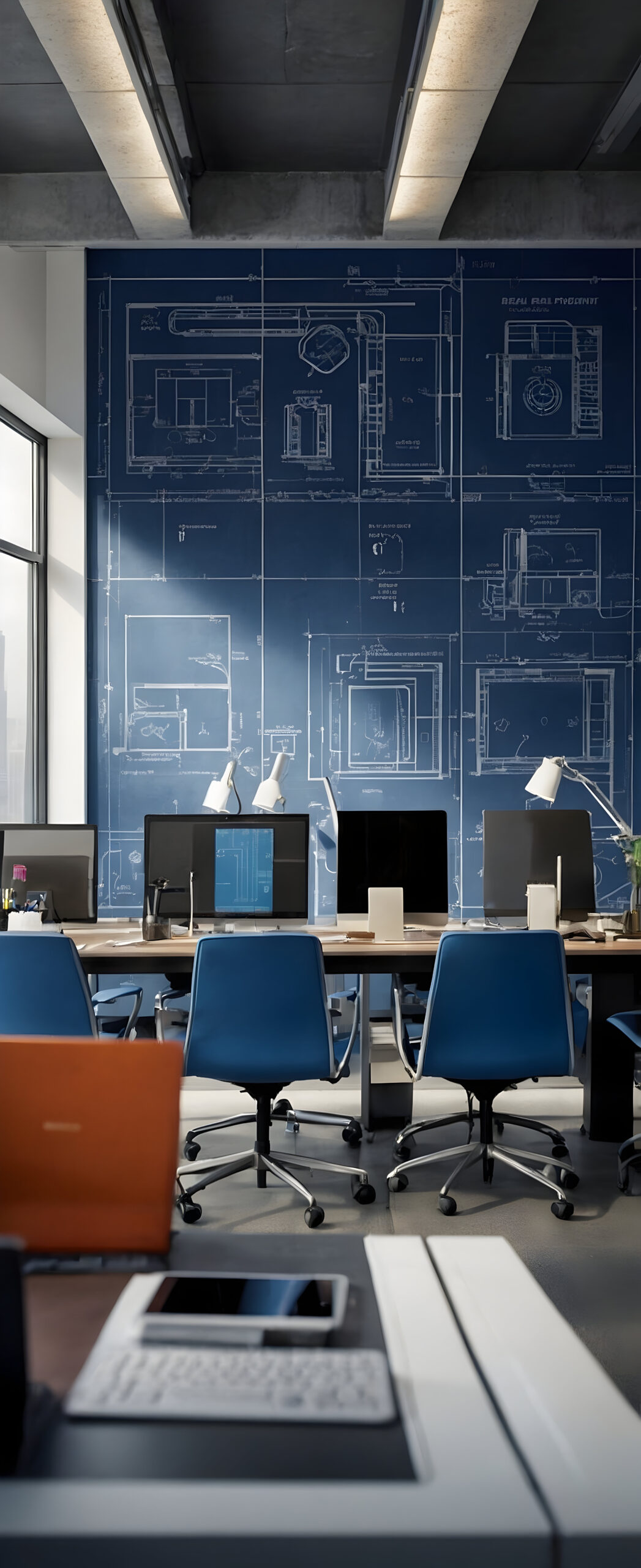 Digital & Innovation Dynamic Site Office Collaboration Candid Daily Environment Routine Blueprint Breakthroughs T Scaled